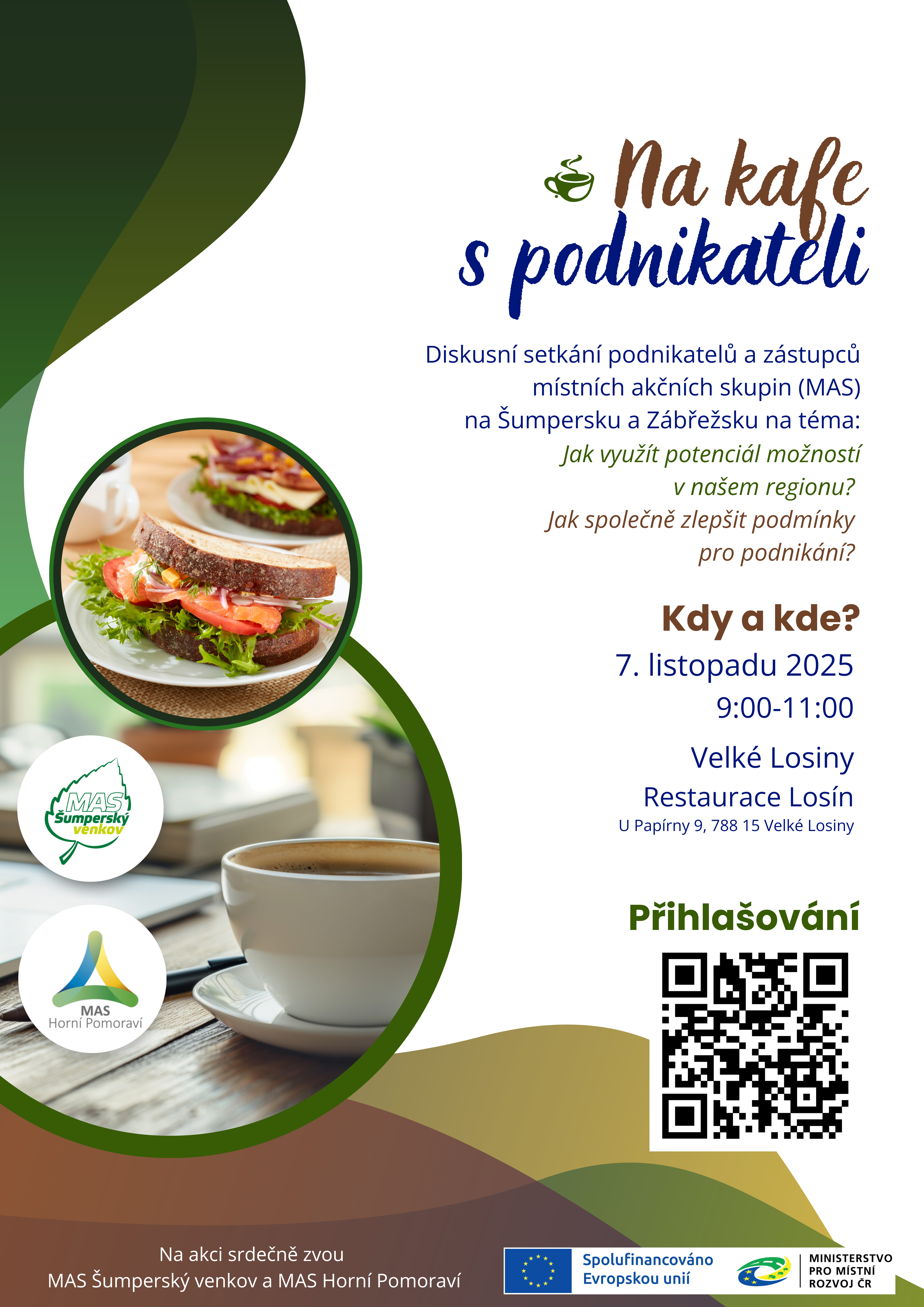Na kafe s podnikateli 7. 11. 2025