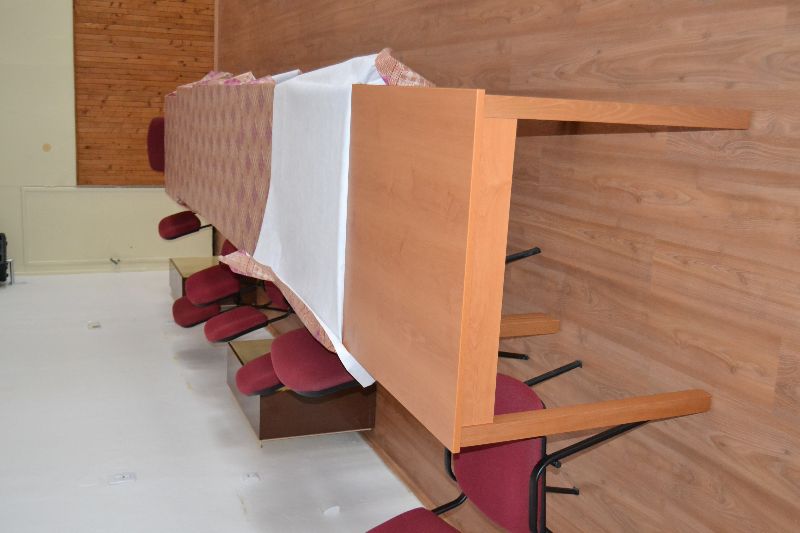 Galerie: Oprava fasády Kulturního domu a vybavení sálu v Rejcharticích