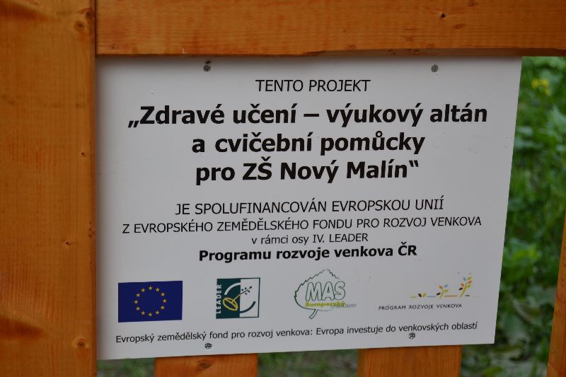 Galerie: Nový Malín - Zdravé učení