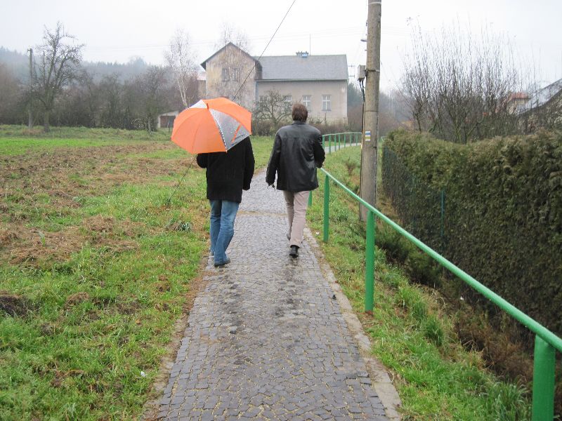 Galerie: Stavební úpravy chodníku Libina