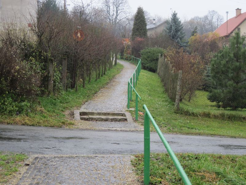 Galerie: Stavební úpravy chodníku Libina
