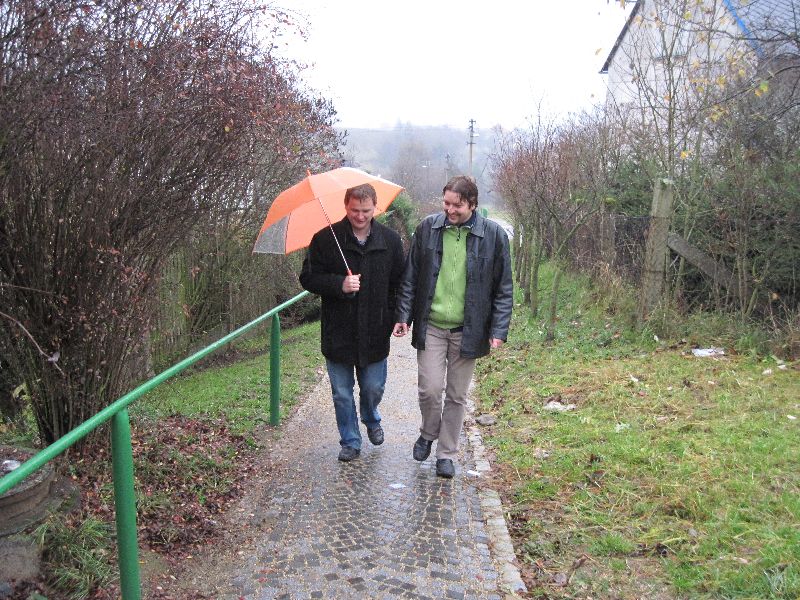 Galerie: Stavební úpravy chodníku Libina