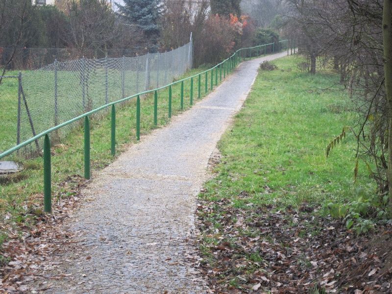 Galerie: Stavební úpravy chodníku Libina