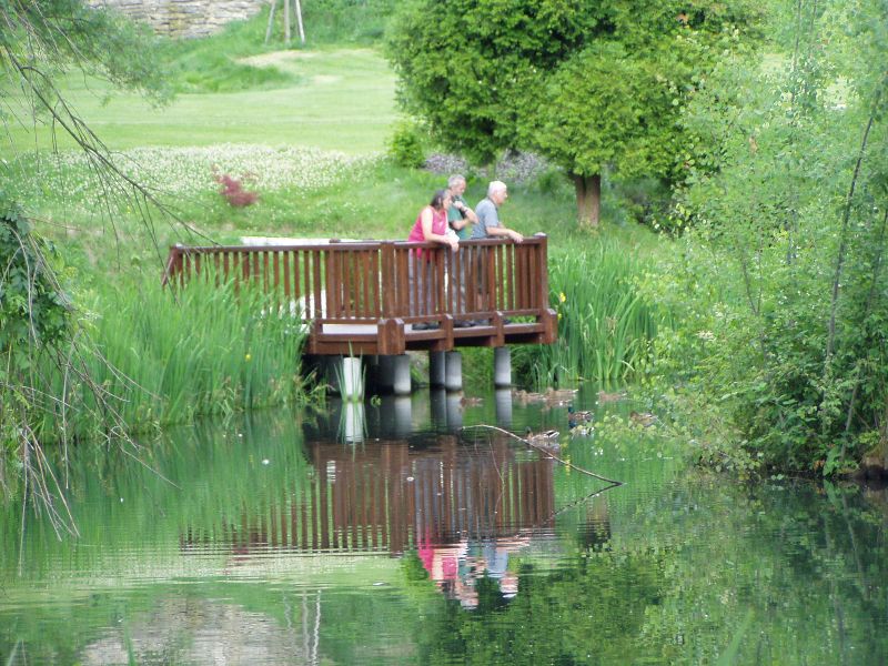 Galerie: Molo u zámeckého rybníka v Loučné nad Desnou